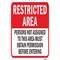 Signmission Safety Sign, 12 in Height, Aluminum, 24753 A-1218-24753 - alternate 1